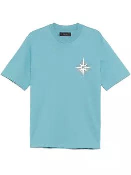 Футболка AMIRI со звездным принтом, синий