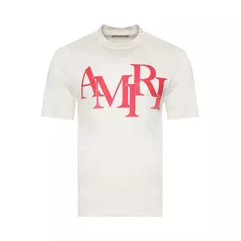 Футболка Amiri Staggered Tee, цвет Birch