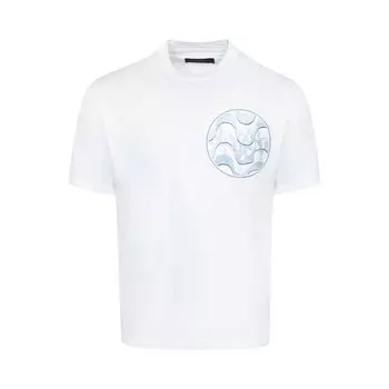Футболка Amiri Staggered Wave Tee, белый