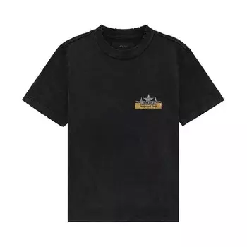 Футболка Amiri Vintage Crystal Star Tee Black, черный