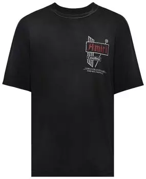 Футболка Amiri Vintage Lounge T-Shirt 'Black', черный