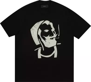 Футболка Amiri Zig Zag Crackle Tee 'Black', черный