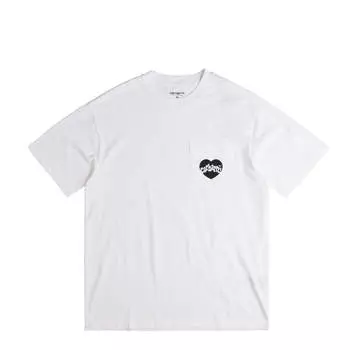 Футболка Amour Pocket T-Shirt Carhartt Wip, белый