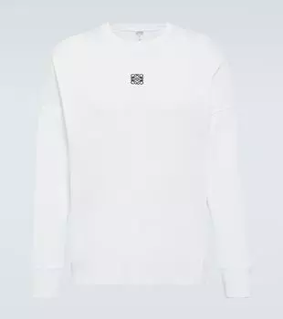 Футболка anagram из хлопкового джерси Loewe, белый