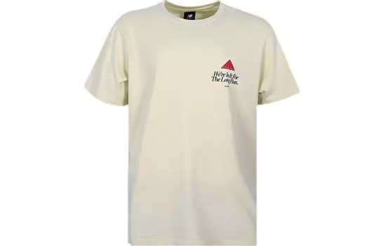Футболка ANB мужская, цвет белый New Balance, кремовый