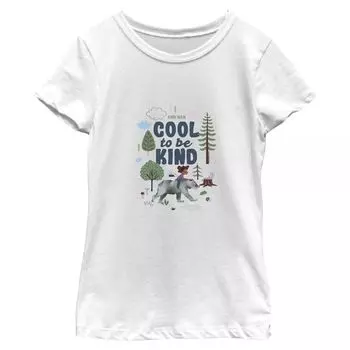 Футболка Anboran Cool To Be Kind для девочек 7–16 лет с рисунком Licensed Character