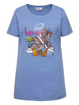 Футболка Angel of Style, цвет denimblau