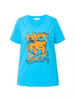 Футболка Angel of Style, цвет mineralblau