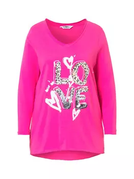 Футболка Angel of Style Longshirt, цвет neon berry