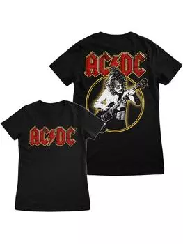 Футболка Angus Young Girly Tee AC/DC, черный