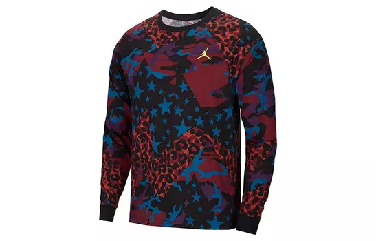 Футболка ANIMAL INSTINCT мужская фиолетовые цветы Jordan, цвет Purple flowers