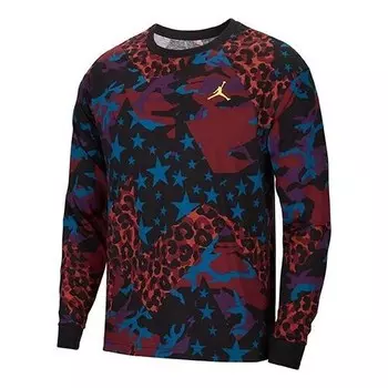 Футболка animal Instiсh длинные рукава Air Jordan, фиолетовый