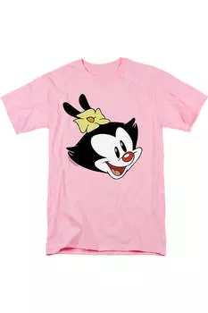 Футболка Animaniacs Dot Head с коротким рукавом для взрослых Gildan, розовый