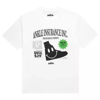 Футболка ANKLE INSURANCE T-SHIRT Bucketz, цвет Wei