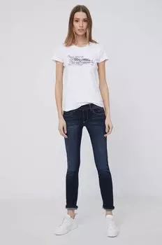 Футболка АННА Pepe Jeans, белый