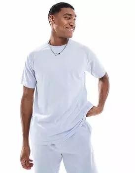 Футболка Another Influence с декоративным швом насыщенного кислотно-синего цвета