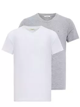 Футболка Anou Anou, серый/белый