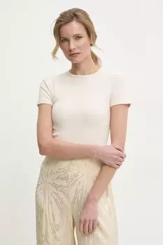 Футболка Answear.Lab, бежевый