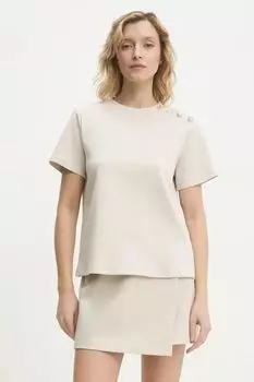 Футболка Answear.Lab, бежевый