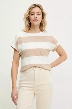 Футболка Answear.Lab, бежевый