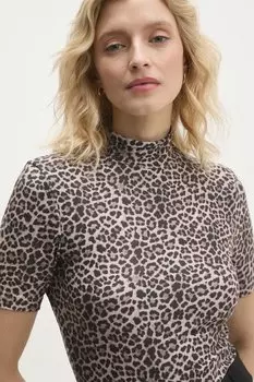 Футболка Answear.Lab, коричневый