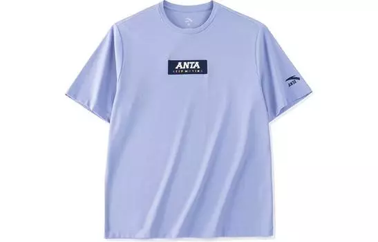 Футболка Anta Life Collection KM Collection унисекс, цвет Freshwater Purple