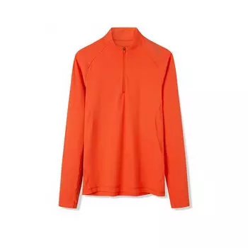 Футболка Anta Running Half Zip, оранжевый