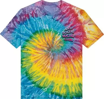 Футболка Anti Social Social Club ASSC Technologies Inc. 2001 Tee 'Tie Dye', разноцветный