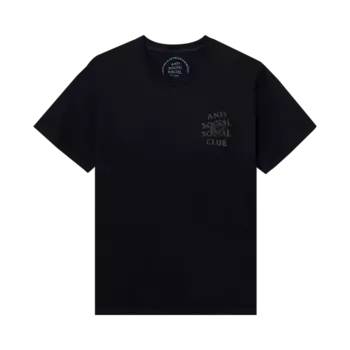 Футболка Anti Social Social Club Bat Emoji F&F 'Royal Black', черный