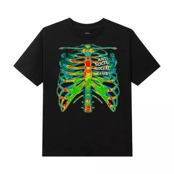 Футболка Anti Social Social Club Blow To The Chest 'Black', черный