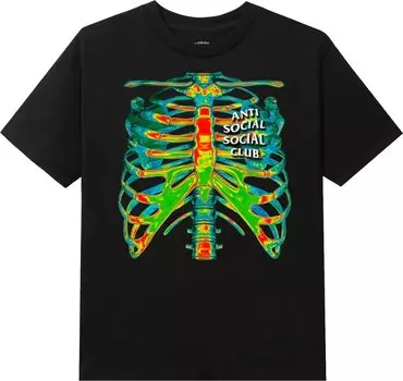 Футболка Anti Social Social Club Blow To The Chest Tee 'Black', черный