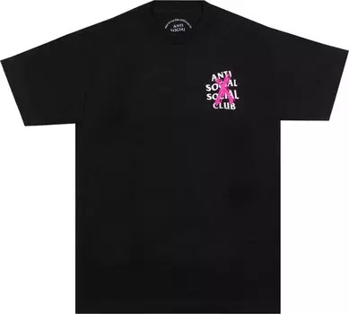 Футболка Anti Social Social Club Cancelled T-Shirt 'Black', черный