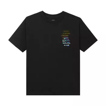 Футболка Anti Social Social Club Channel 747, черная