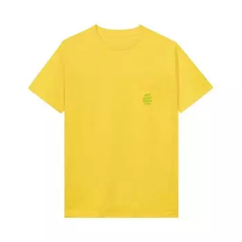 Футболка Anti Social Social Club Cross My Heart Tee, желтый