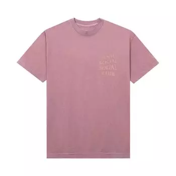 Футболка Anti Social Social Club DeafTone, розовая
