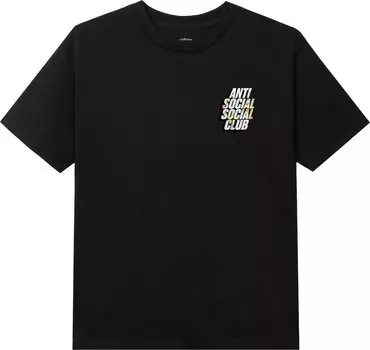 Футболка Anti Social Social Club Drop A Pin Tee 'Black', черный
