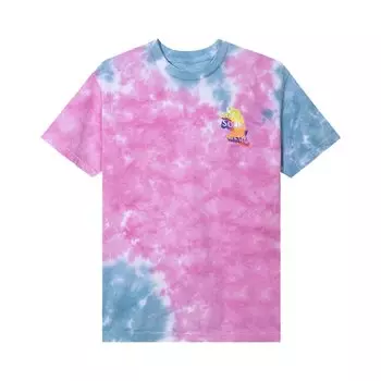 Футболка Anti Social Social Club Entheogen Tie Dye, Розовый/Синий
