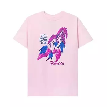 Футболка Anti Social Social Club Florida Tee Pink, розовый