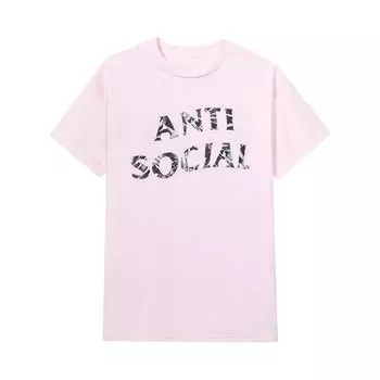 Футболка Anti Social Social Club Gemini, розовая