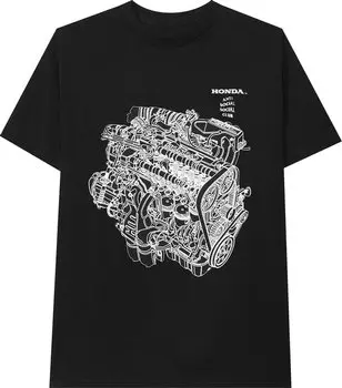 Футболка Anti Social Social Club Honda Motor Tee 'Black', черный