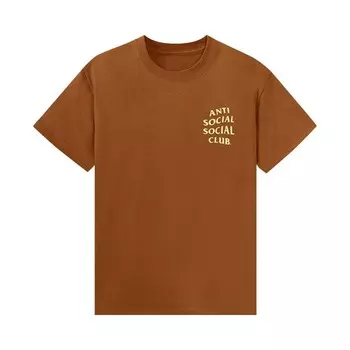 Футболка Anti Social Social Club Kkotch Tee, коричневый
