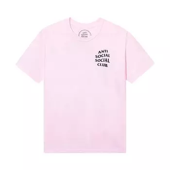 Футболка Anti Social Social Club Mind Games, розовая