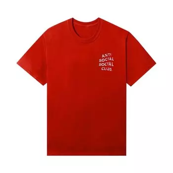 Футболка Anti Social Social Club Partly Cloudy Tee, красный