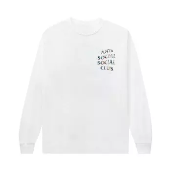 Футболка Anti Social Social Club Picking Up The Pieces Long-Sleeve 'White', белый