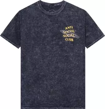 Футболка Anti Social Social Club The Shape Of Things Mineral Wash Tee 'Black', черный