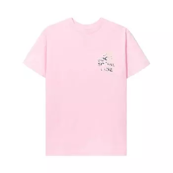 Футболка Anti Social Social Club Tonkotsu, розовая