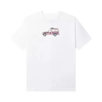 Футболка Anti Social Social Club Все в Лос-Анджелесе Белая