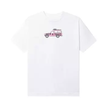 Футболка Anti Social Social Club Все в Лос-Анджелесе Белая