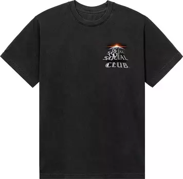 Футболка Anti Social Social Club When The Sun Goes Down, темно-серый