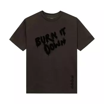 Футболка Anti Social Social Club x 2 Tone Burn It Down, коричневая